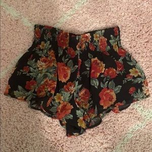 Forever 21 floral shorts